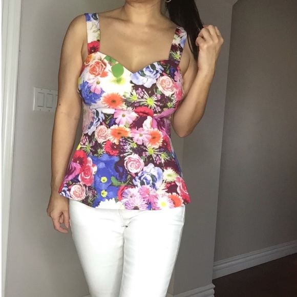 Guess Tops - Guess floral peplum top